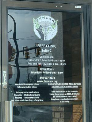 Ferncare Free Clinic