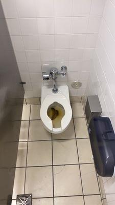 didn't wipe.... didn't flush....