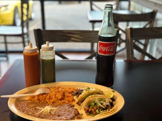 Special Taco Plate, Al Pastor