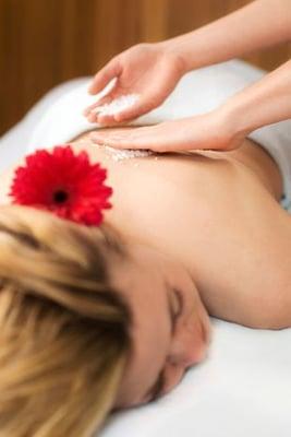 Spa Treatments - We offer a wide range of scrubs, facials, and wraps, that go perfectly with a massage!