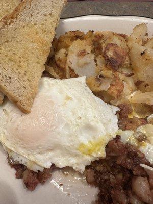 Corned Beef Hash and Eggs