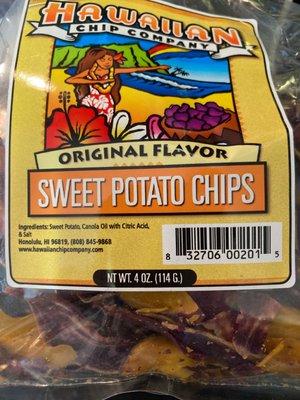 Sweet potato chips