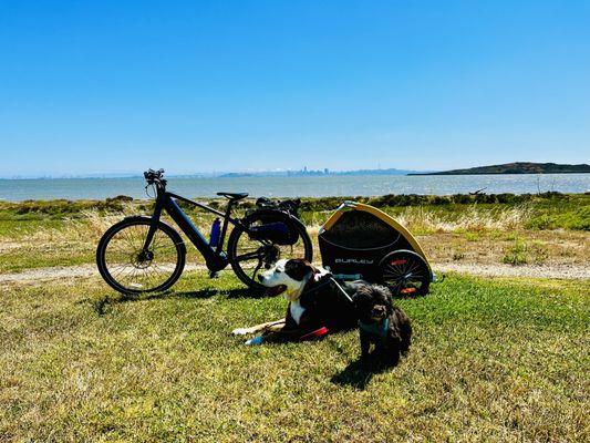 This is a good place to rest while cycling.