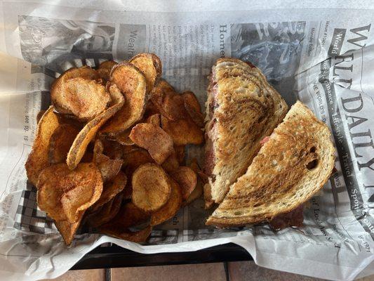 World's Greatest Reuben... and it very well may be with wonderfully tender meat.