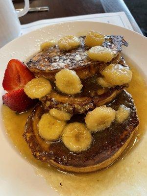 French toast banana foster