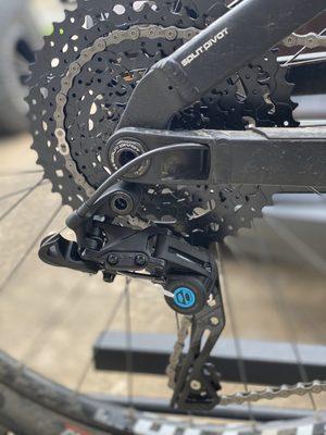 The Rear derailleur and cassette Joe out on for me.