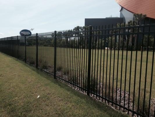 Aluminum commercial fencing by Mossy Oak Fence