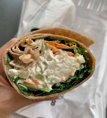 Chicken salad wrap $7.95