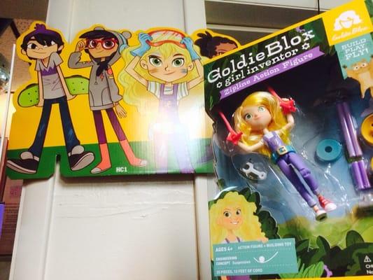 GoldieBlox's mission is to encourage girls to practice building & engineering!