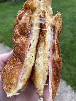 Ham and cheese croissant