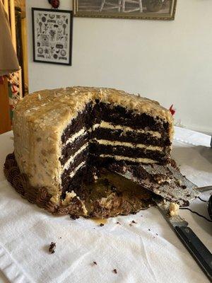 German chocolate cake