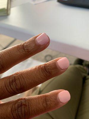 Week old gel nails.