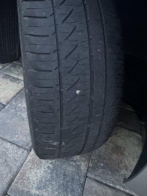 Nail in Tire