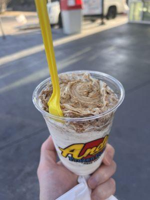 Cookie Butter Crunch Concrete! Super good!