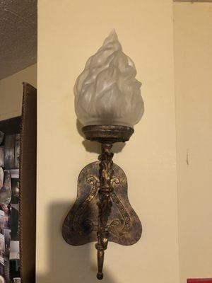 Vintage Vianne flame glass sconces for sale. Contact Chris for price and availability.