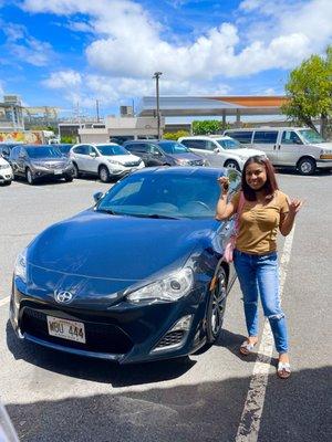 Congrats Lianne on your 2016 Scion FRS! Thank you for your business! Welcome to the TCA Ohana!