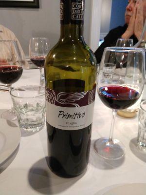 Primitivo wine