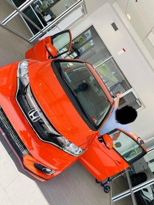 2020 Honda Fit Sport - one happy customer!