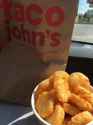 Fresh potato oles!