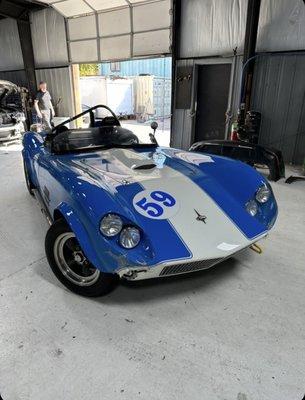 1959 Kellison J5 race damage