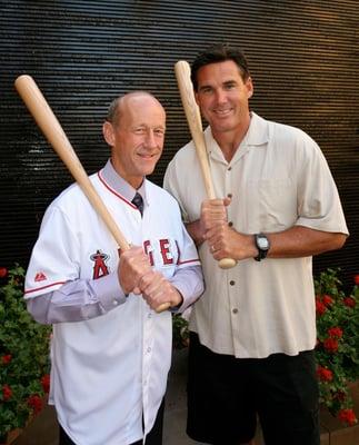 Stan and Tim Salmon from the Angels at an event we worked on!