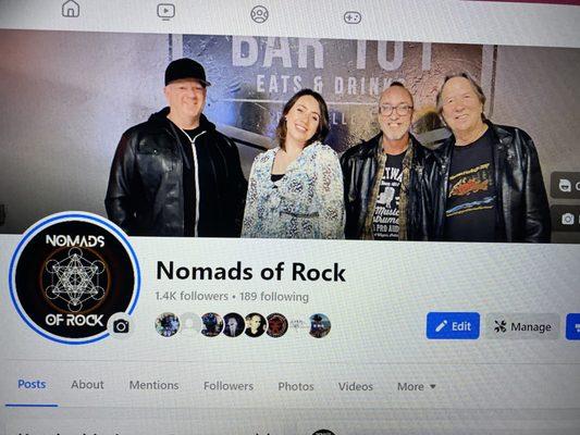 we would love to rock you guys out 4 hours of rock to pick from 50s to present day https://www.facebook.com/NomadsofRock