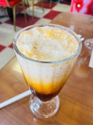 Thai ice tea.