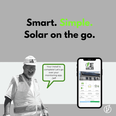 There really is an app for everything. Our clients love monitoring their solar arrays from their phones.