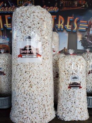 Gourmet White Popcorn 
30oz Bag & 10.5oz Bag
Regular Salt or Light 1/2 Salt