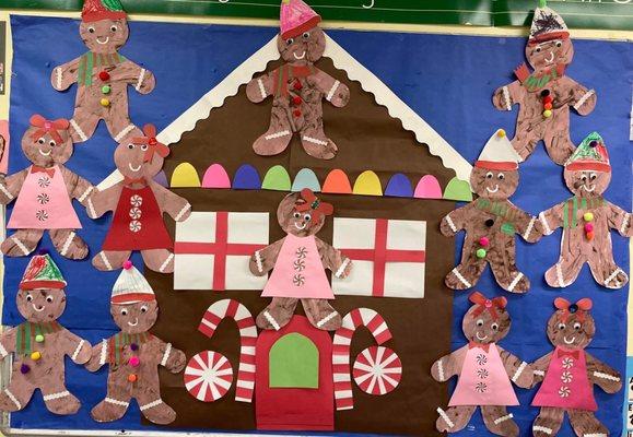 Gingerbread Bulletin Board