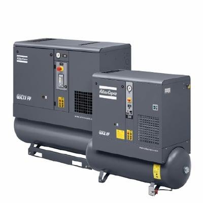 Air Compressors,Atlas Copco GX,GA Full Featured with Dryer Quit Air Compressor,Rotary Screw, Piston, Reciprocating