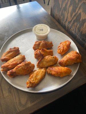 Buffalo Wings with Blue Cher Dressing