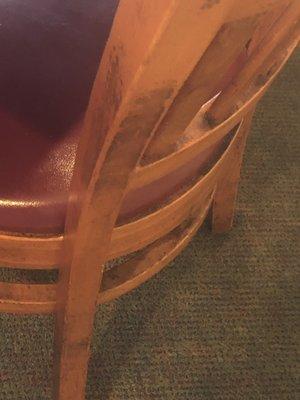 Grease caked chairs