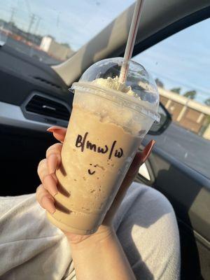 Frappe from Mugsy's  French Vanilla