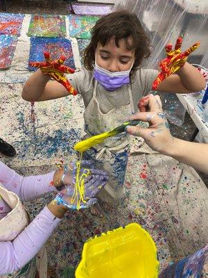 Summer Camp - Splatter Painting