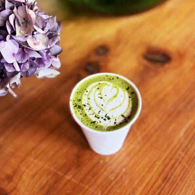 Honey Matcha Latte