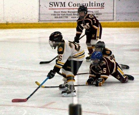 Hunterdon Bears on the ice