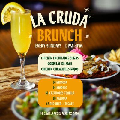 Brunch with Lick It Up every Sunday