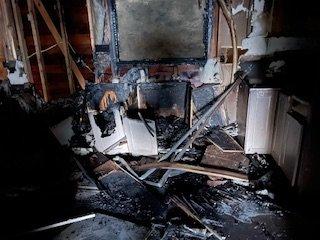 Fire damaged apartment in the Bronx New York. Call us at 1-646-657-1928 for your fire damage claims in NY City and Long Island New York