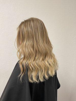 Blonde lived in balayage