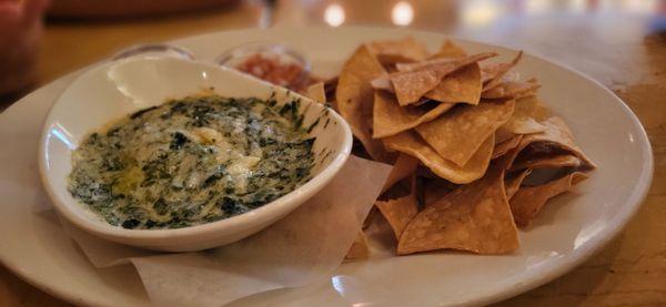 Spinach and artichoke dip.