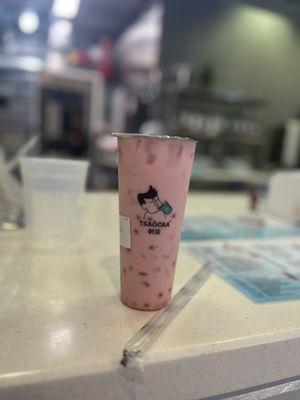 Strawberry Milk Green Tea