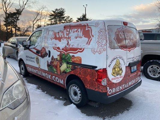 Oriental Wok Delivery Van