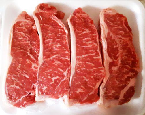 Butcher handed me these steaks and said this is what I want for dinner. He was right!