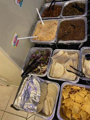 Taco bar