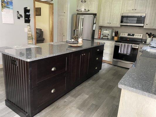 New kitchen island