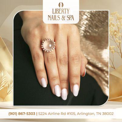 "Love your nails as much as we do!  Our expert team is here to give you the perfect manicure. Book now for a flawless look!