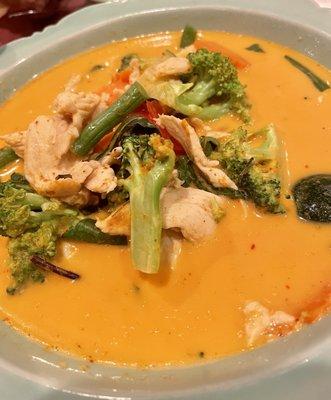 Chu Chee Curry with chicken