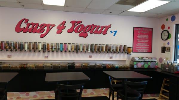 All those toppings! Great selection of yogurt flavors too!