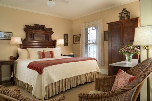 Guest rooms at Pentagoet Inn are designed with your comfort in mind